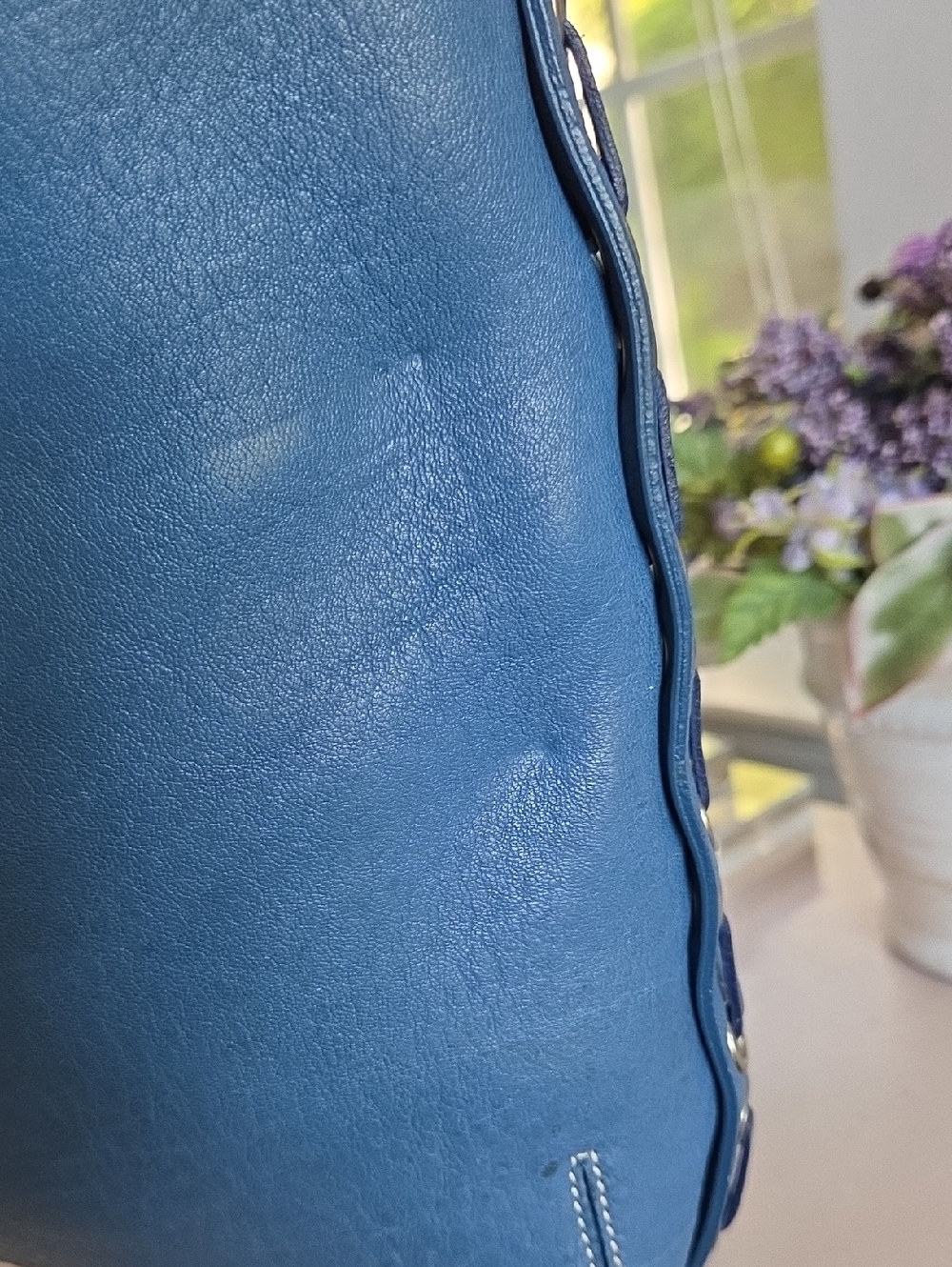 COACH Pool Blue 2004 Legacy Slim Duffle Convertible Crossbody Bag - Picture 9 of 15